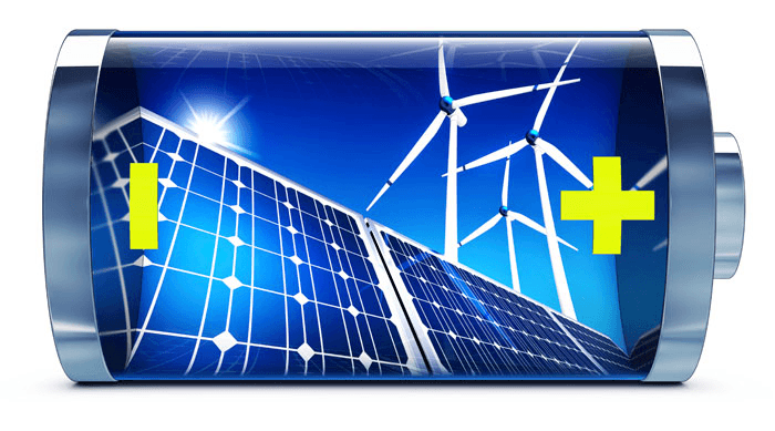 Battery Solar Wind